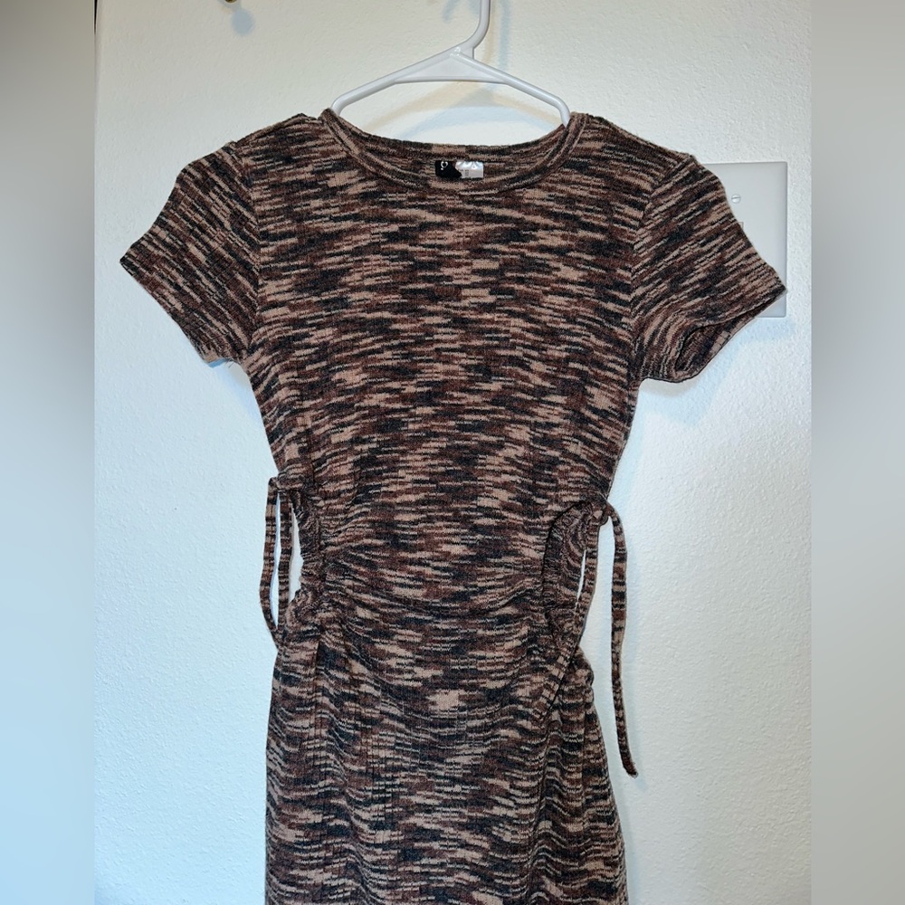 Divided cutout bodycon dress